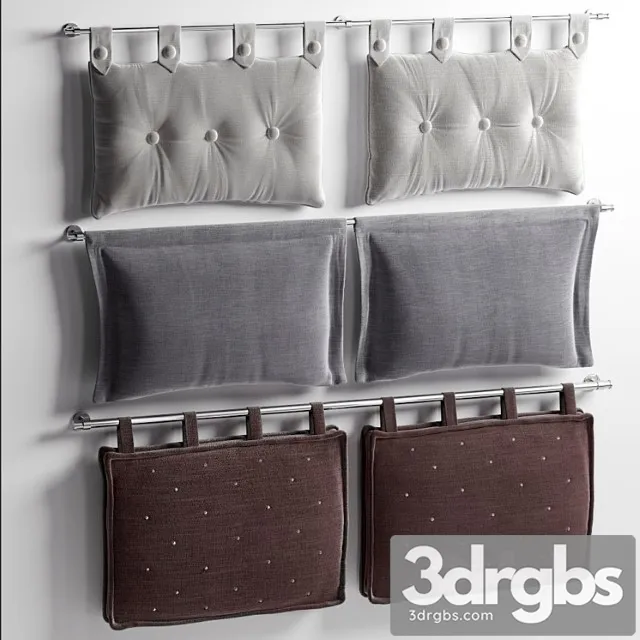 Headboard pillow 3dsmax Download