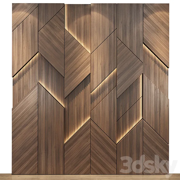 Headboard set 59 3DS Max