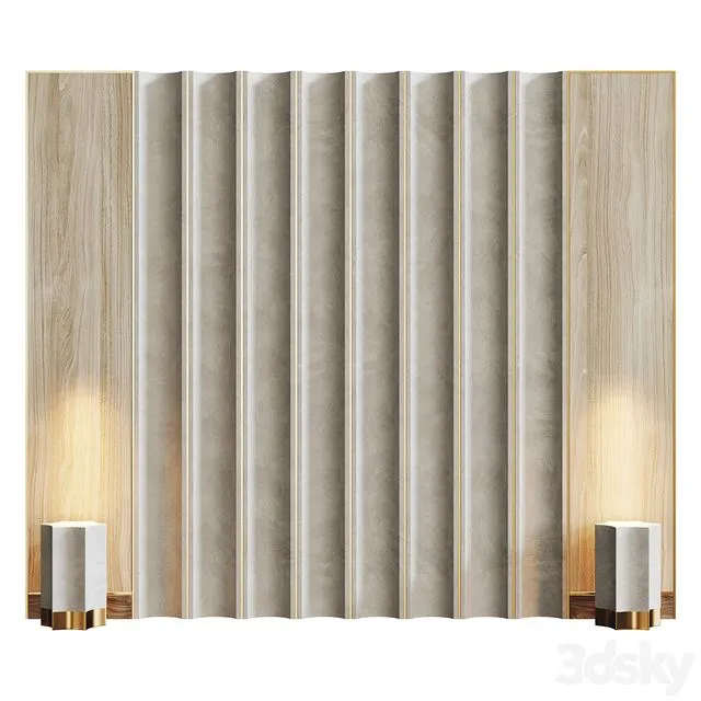 Headboard set3 3dsMax Model