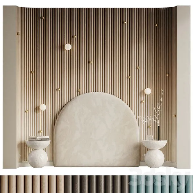 Headboard Stars 3dsMax Model