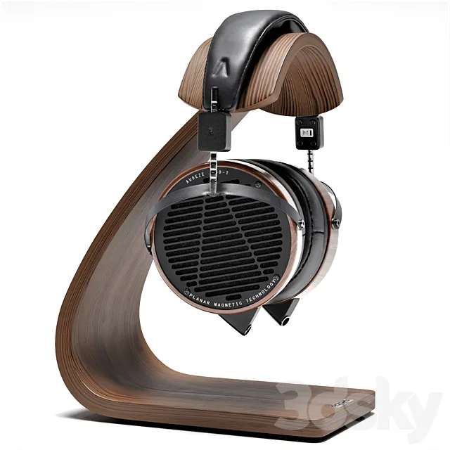 Headphones Audeze LCD-2 3ds Max