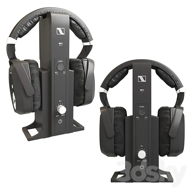 Headphones sennheiser rs 185 3ds Max