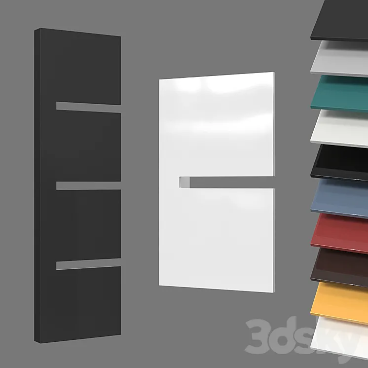 Heated towel rail Irsap Sequenze. (2 sizes 10 materials) 3DS Max