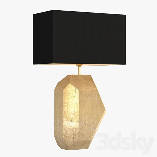 Heatfield – renwick gold leaf table lamp 3DSMax File