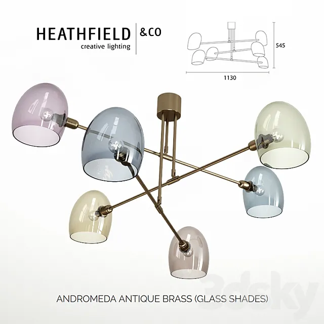 HEATHFIELD ANDROMEDA ANTIQUE BRASS 3DSMax File