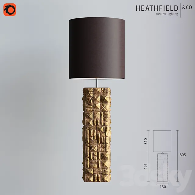 Heathfield & Co | Pompidou Gold Leaf Antique 3DSMax File