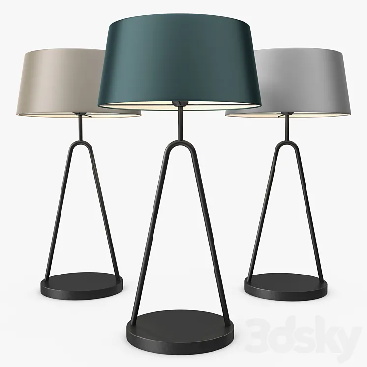 Heathfield – Coupole table lamp 3DS Max