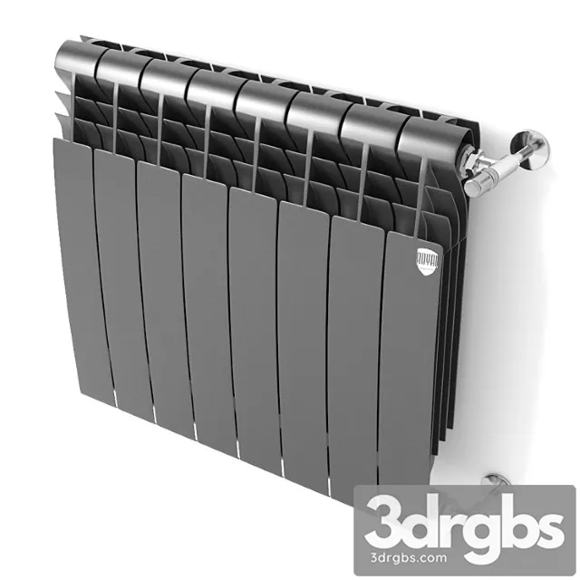 Heating radiator biliner noir sable by royal thermo