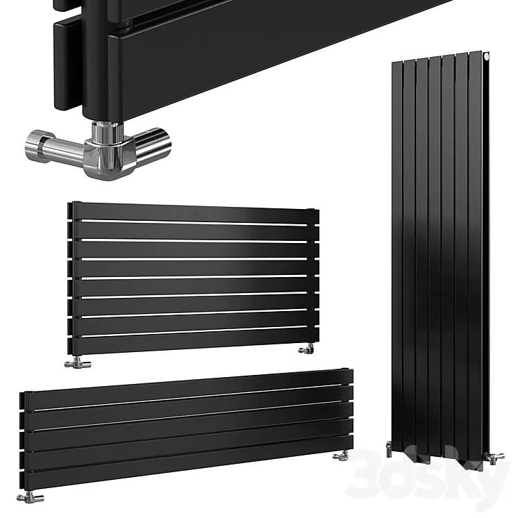 Heating radiator Ideale Vittoria 3DS Max Model