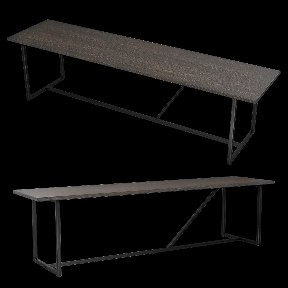 Heerenhuis Manufactuur – Bench Mesa Nero 3ds Max