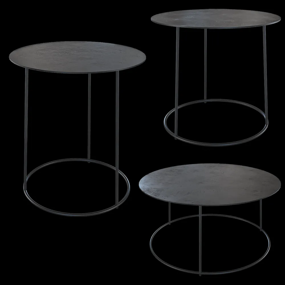 Heerenhuis Manufactuur – Coffee table Nimbus black 3ds Max