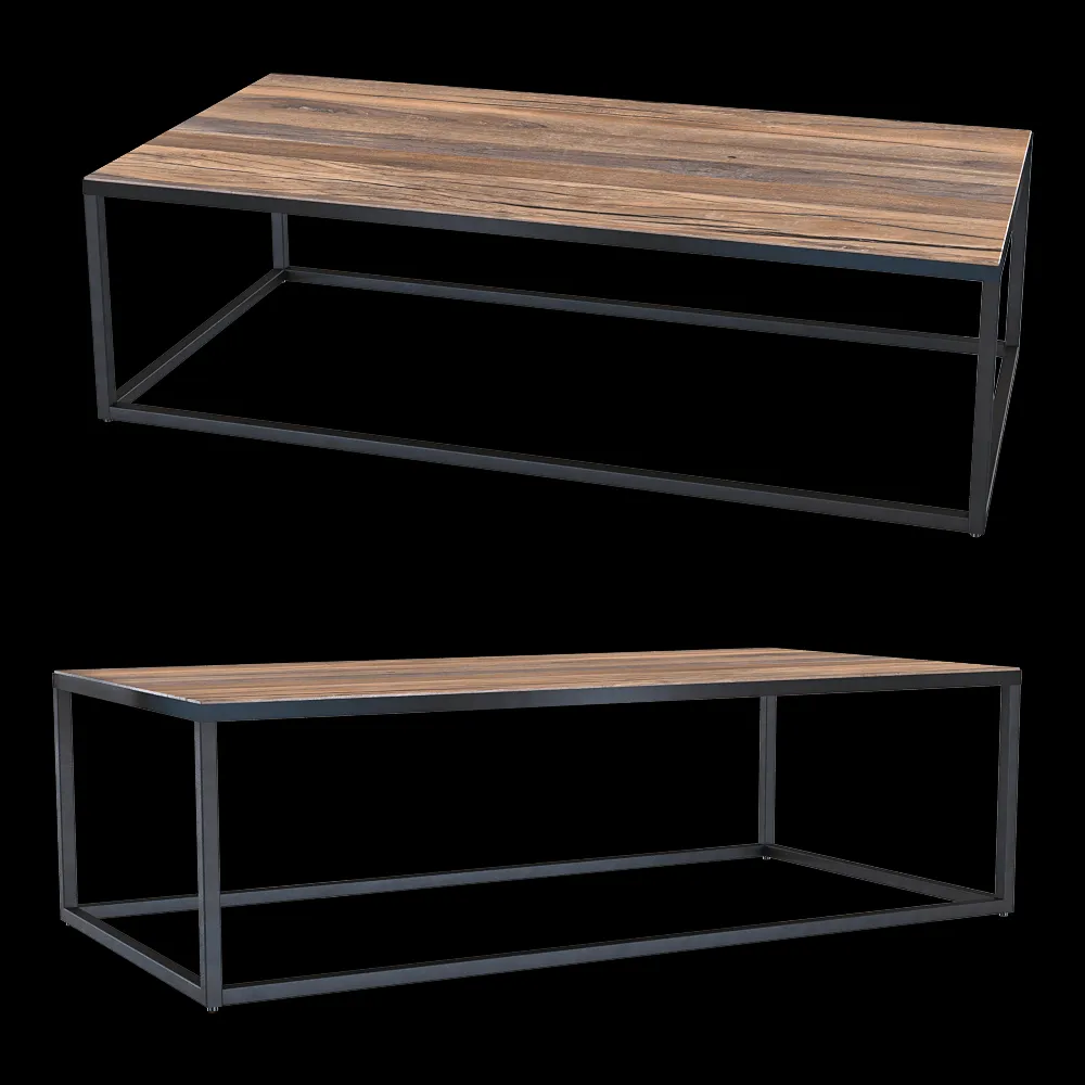 Heerenhuis Manufactuur – Сoffee table Mesa reclaimed wood 120 3ds Max