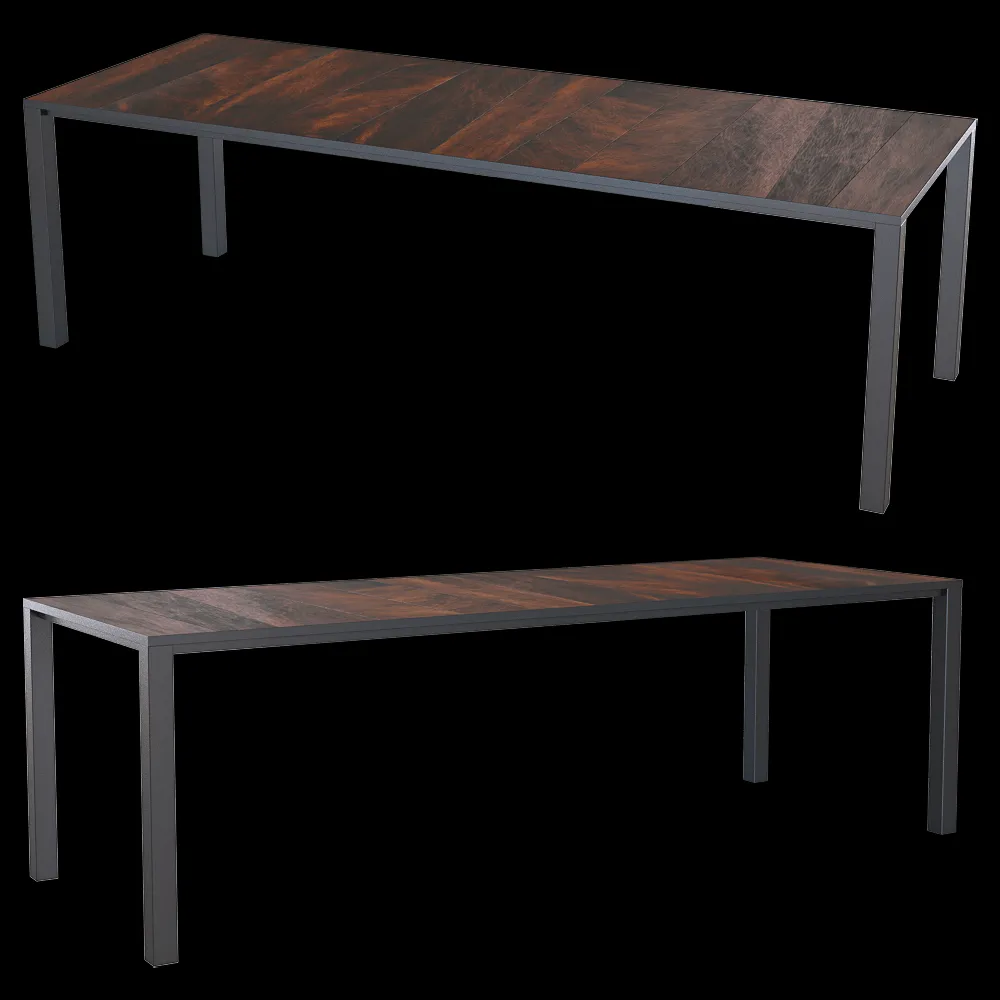 Heerenhuis Manufactuur – Table CTR leather 3ds Max