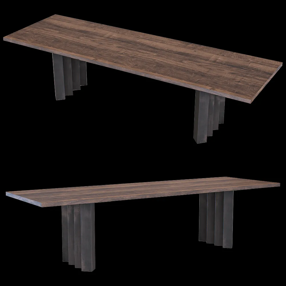 Heerenhuis Manufactuur – Table Repetto steel 3ds Max