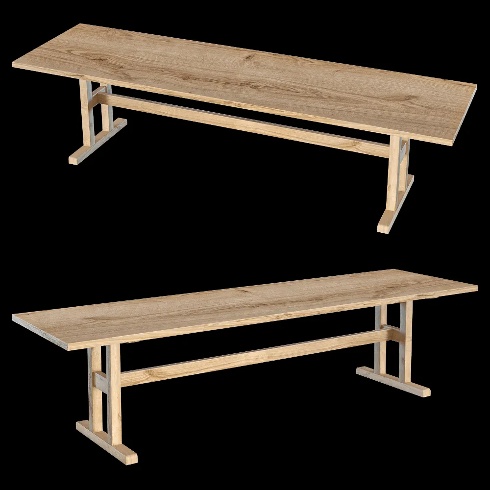 Heerenhuis Manufactuur – Table Trappist 3ds Max