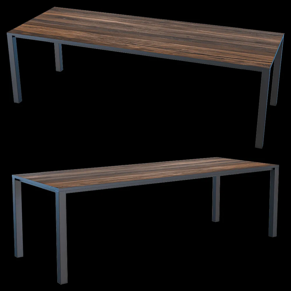Heerenhuis Manufactuur – Teak table CTR 3ds Max
