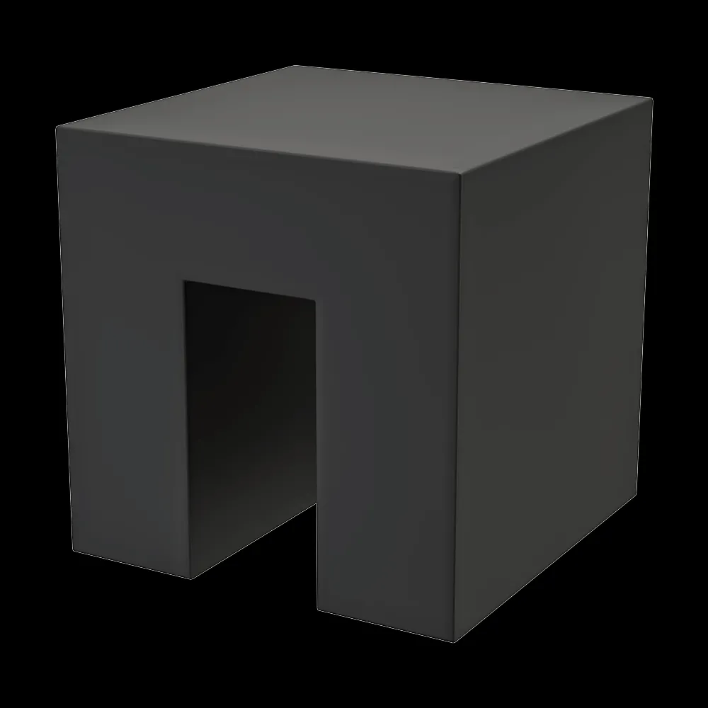 Heller Furniture – Stool Side table Vignelli Cube 3ds Max