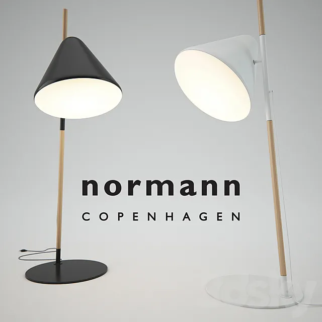 Hello Floor Lamp _ Normann Copenhagen 3ds Max