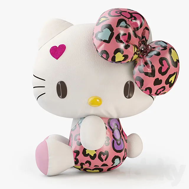 Hello Kitty Toy 3DS Max Model