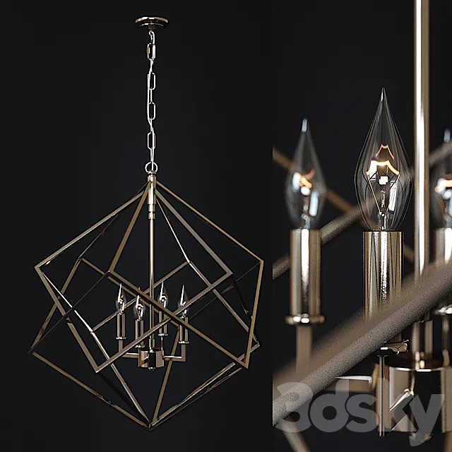 Hemisphere Geode  3ds Max