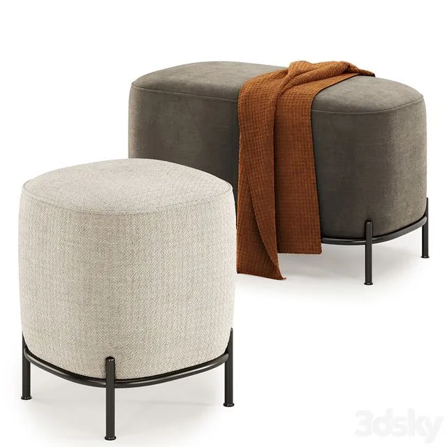 Hemlock Pouf 3dsMax Model