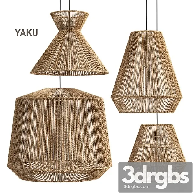 Hemp lamp yaku la redoute