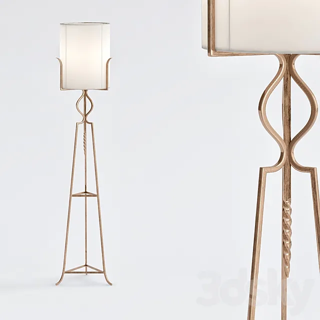 Hendrik Floor Lamp – Arteriors 3ds Max