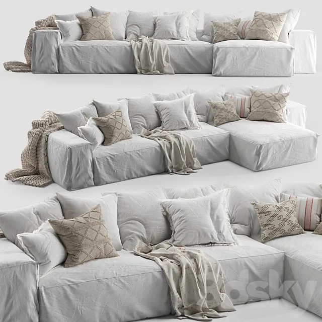 Hendrix sofa 3DS Max Model