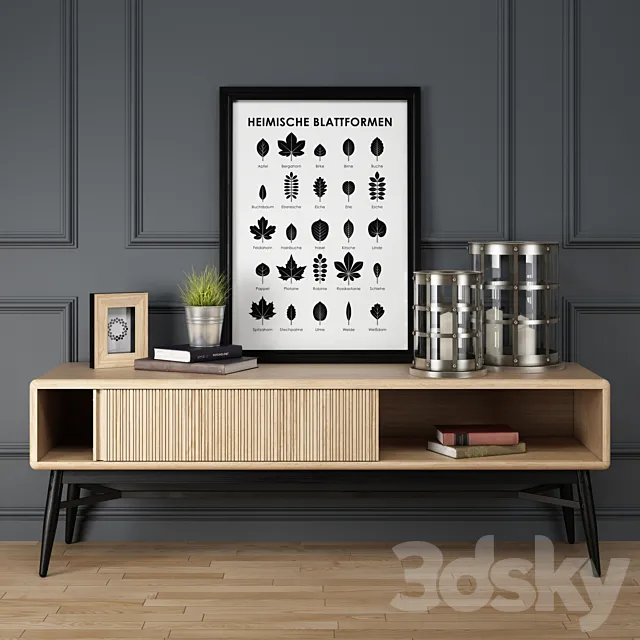 Hendrix TV Cabinet 3ds Max