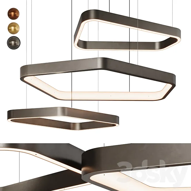 Henge Light Ring Polygonal Evo 3ds Max