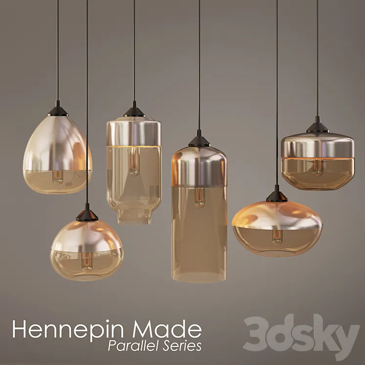 Hennepin Made Parallel Series Lighting 3DS Max