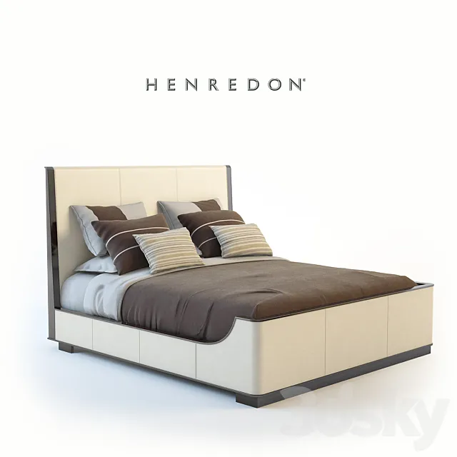 Henredon 3440-15HF BED 3DS Max Model