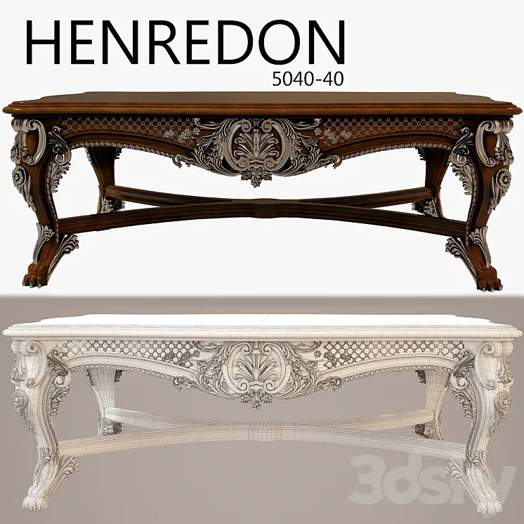 HENREDON COCKTAIL TABLE 5040-40 3DS Max