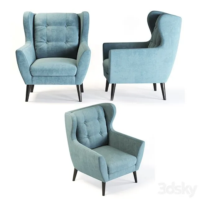 Henry armchair 3dsMax Model