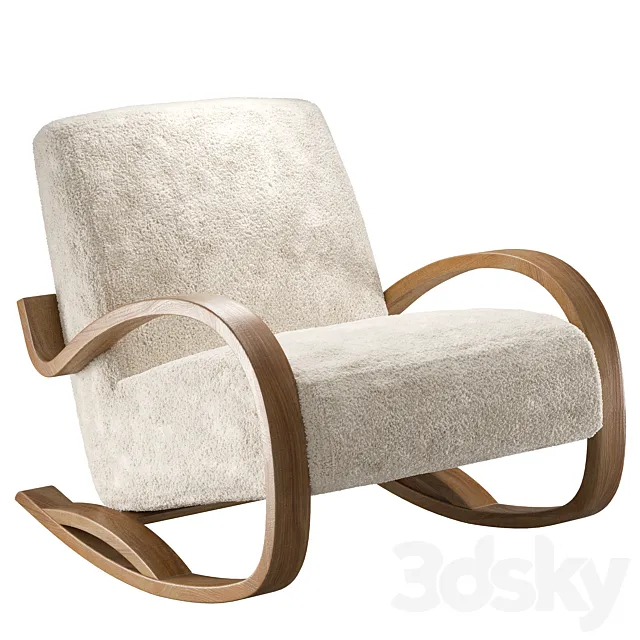 Herbin Rocking Chair by Anthropologie 3ds Max