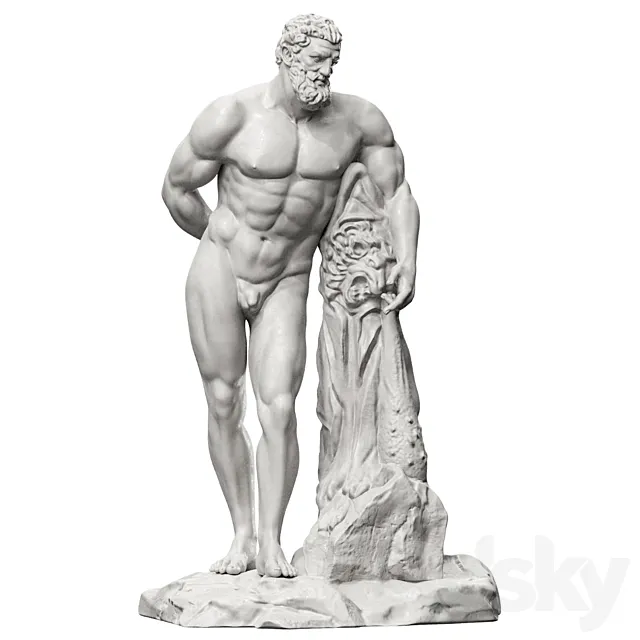 Hercules sculpture 3DSMax File