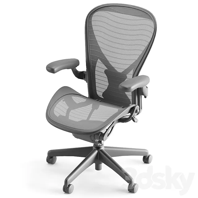 Herman Miller Aeron 3DS Max Model