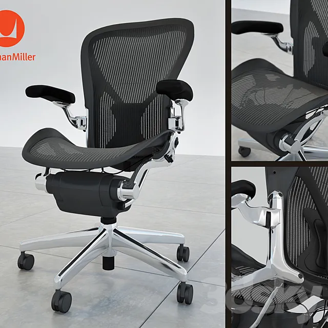 Herman Miller Aeron 3ds Max