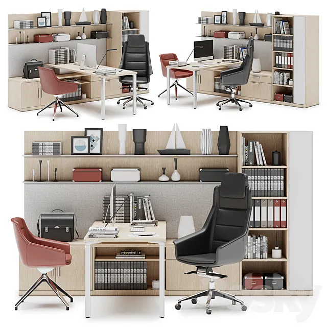 Herman Miller Canvas Private Office (v1) 3ds Max