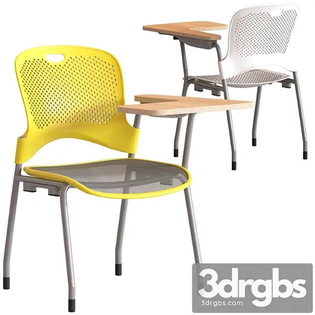 Herman Miller Caper Stacking Chair With Table 3dsmax Download