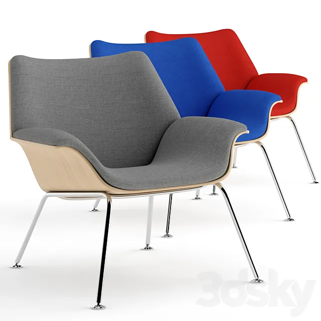 Herman Miller Swoop lounge chair 3ds Max