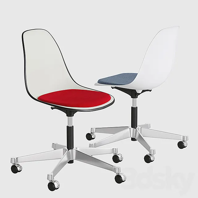 Herman Miller_Eames Task Chairs2 3DS Max Model