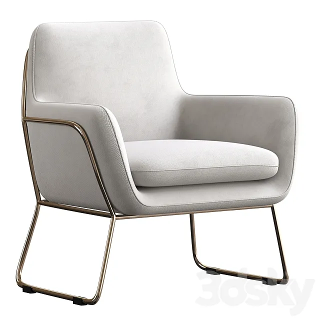 Hermann Armchair 3DS Max Model