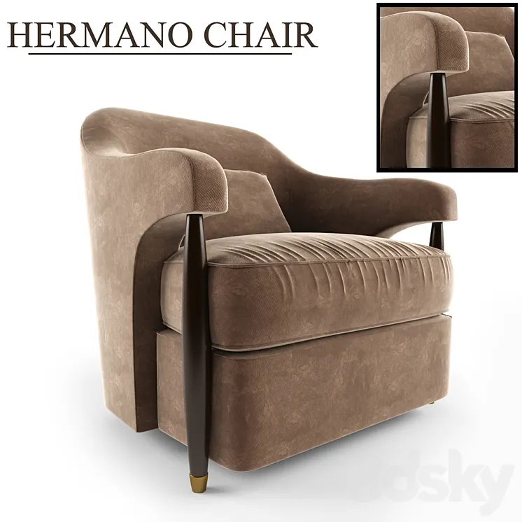 Hermano Chair 3DS Max