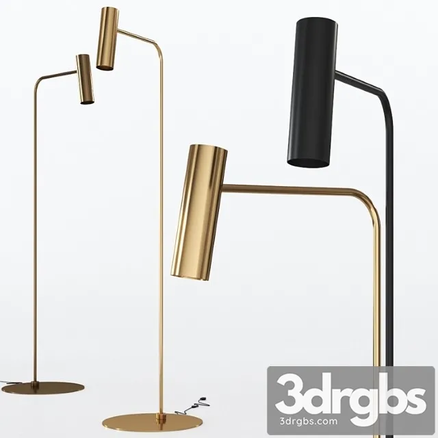 Heron floor bronze by cto lighting