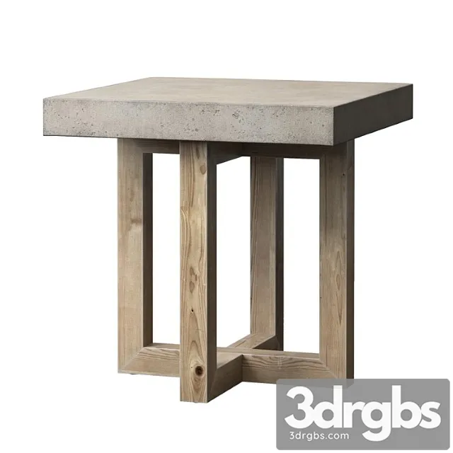 Heston square side table