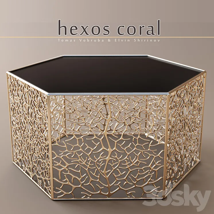 Hexos Coral by Elvin Shirinov 3DS Max