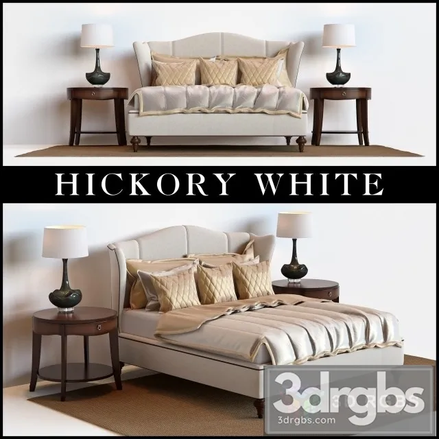Hickory White Bed 3dsmax Download