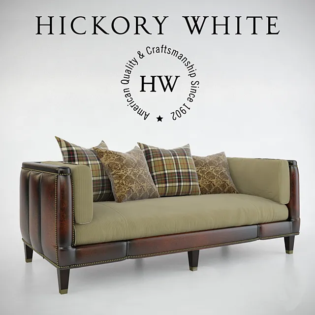 Hickory White Sullivan Sofa 3DS Max Model