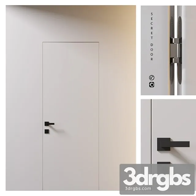 Hidden Mounting Door Door Secret 3dsmax Download